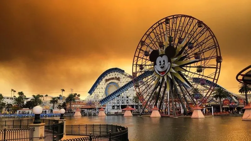 Disneyland fire photo - 3