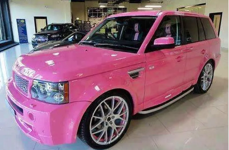 Land rover pink photo - 10