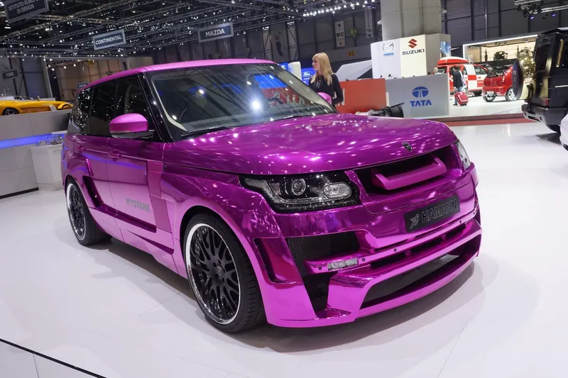 Land rover pink photo - 3