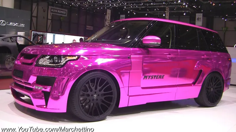 Land rover pink photo - 4
