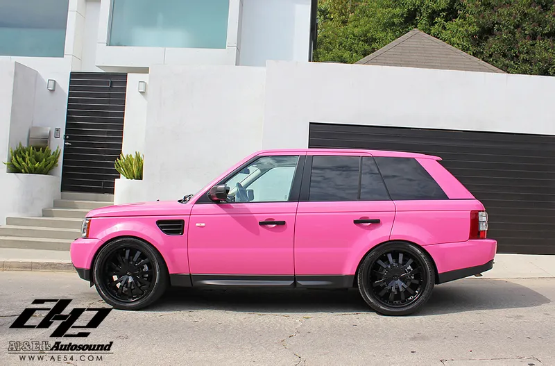 Land rover pink photo - 7